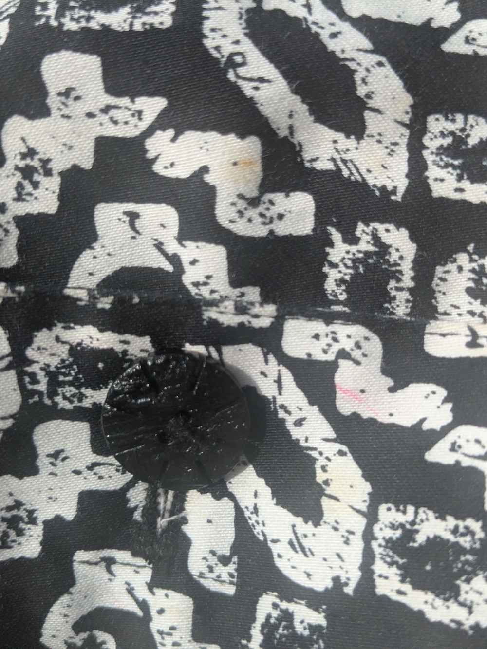 Ruby Rd Black & White Patterned Jacket with Red Trim - Picture 4 of 4